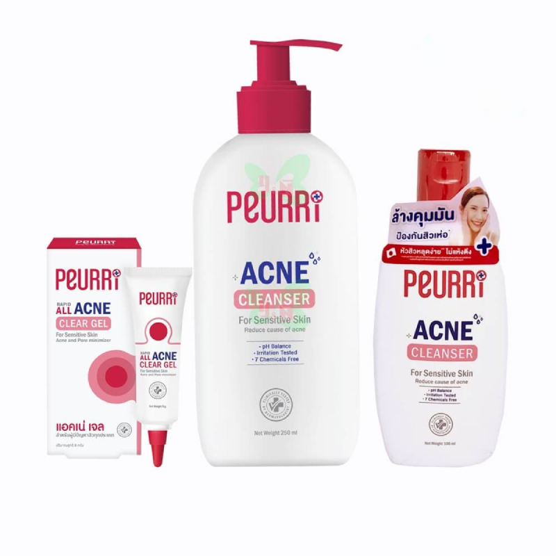 PEURRI, PEURRI รีวิว, PEURRI ราคา, Peurri All Acne รีวิว, PEURRI All Acne Clear Cleanser, PEURRI All Acne Clear Cleanser รีวิว, PEURRI All Acne Clear Cleanser ราคา, PEURRI All Acne Clear Cleanser 100ml, เจลล้างหน้า, เจลล้างหน้าลดสิว